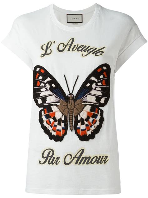 butterfly Gucci shirt